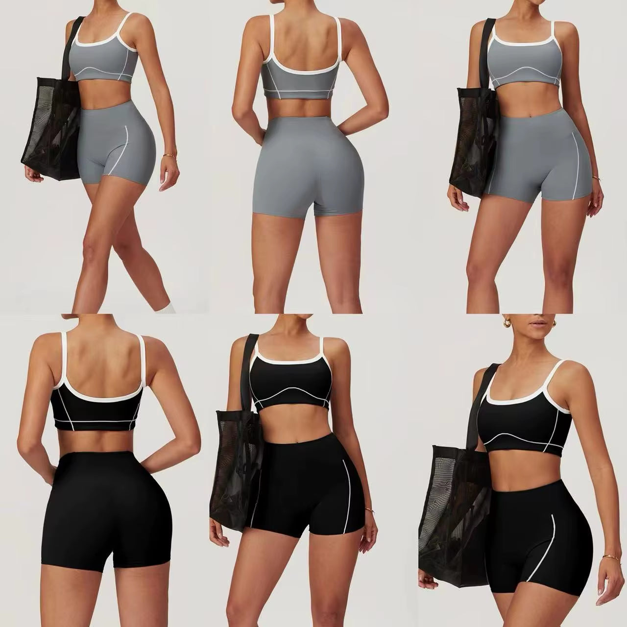FlexMotion Set – Seamless Top + Shorts