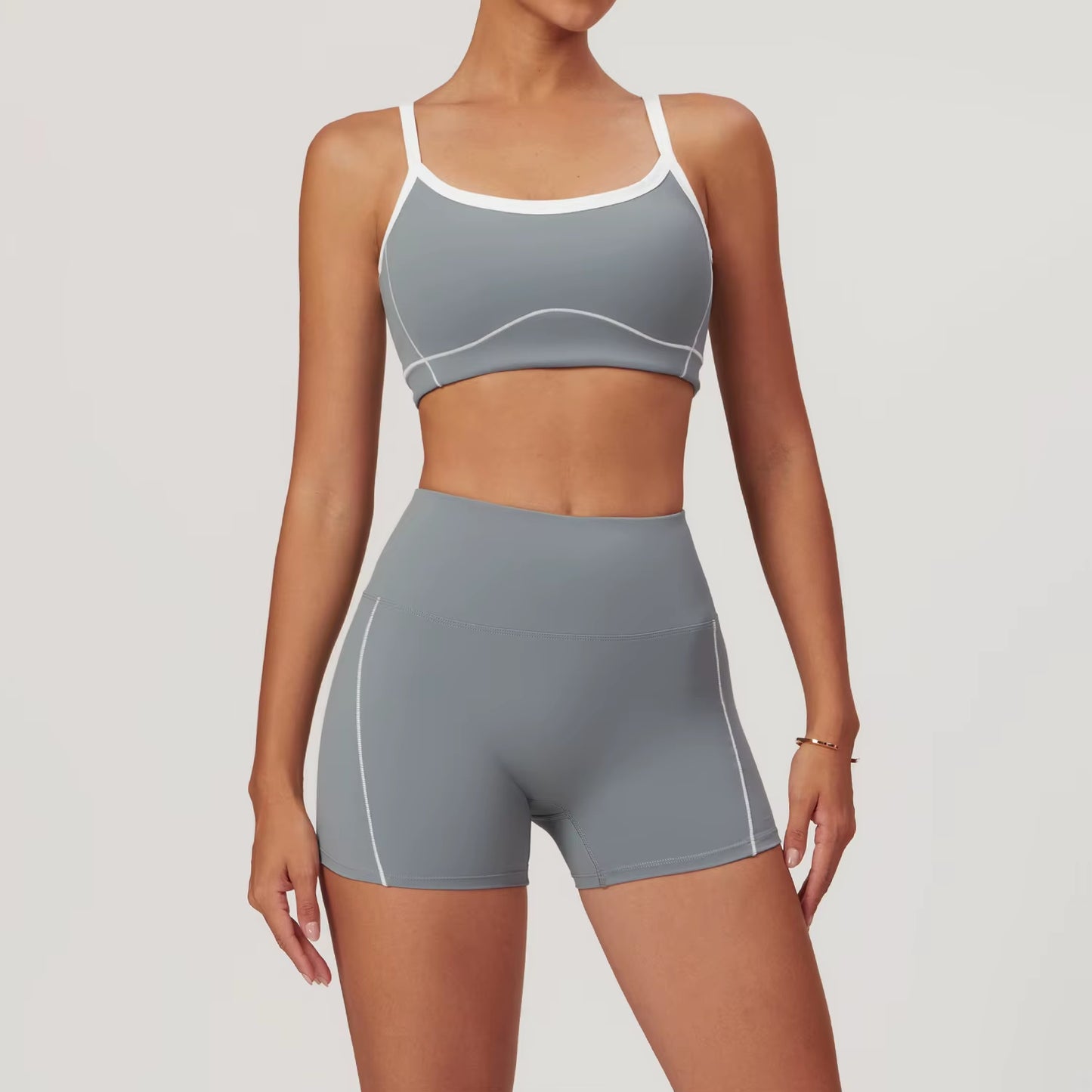 FlexMotion Set – Seamless Top + Shorts