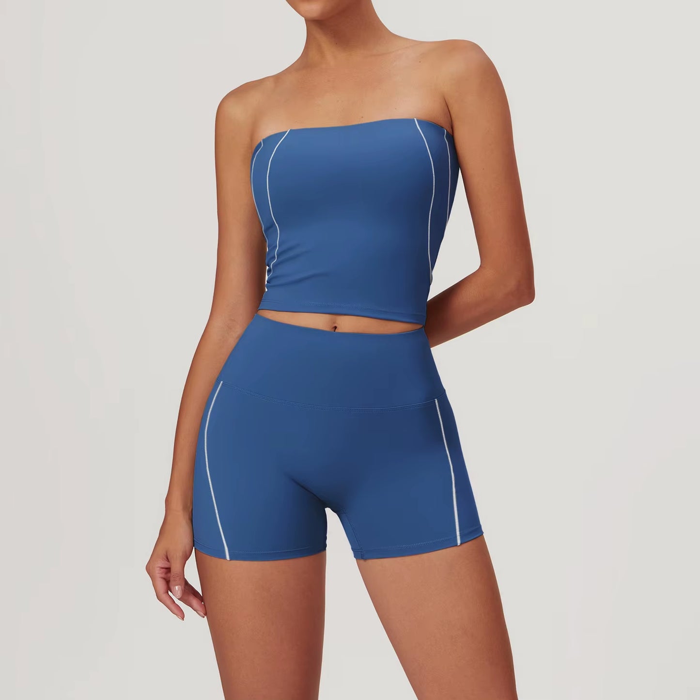 FlexMotion Set – Seamless Top + Shorts
