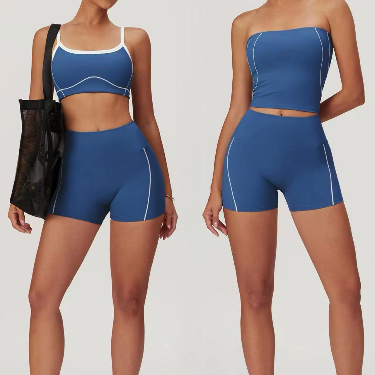 FlexMotion Set – Seamless Top + Shorts