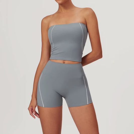 FlexMotion Set – Seamless Top + Shorts
